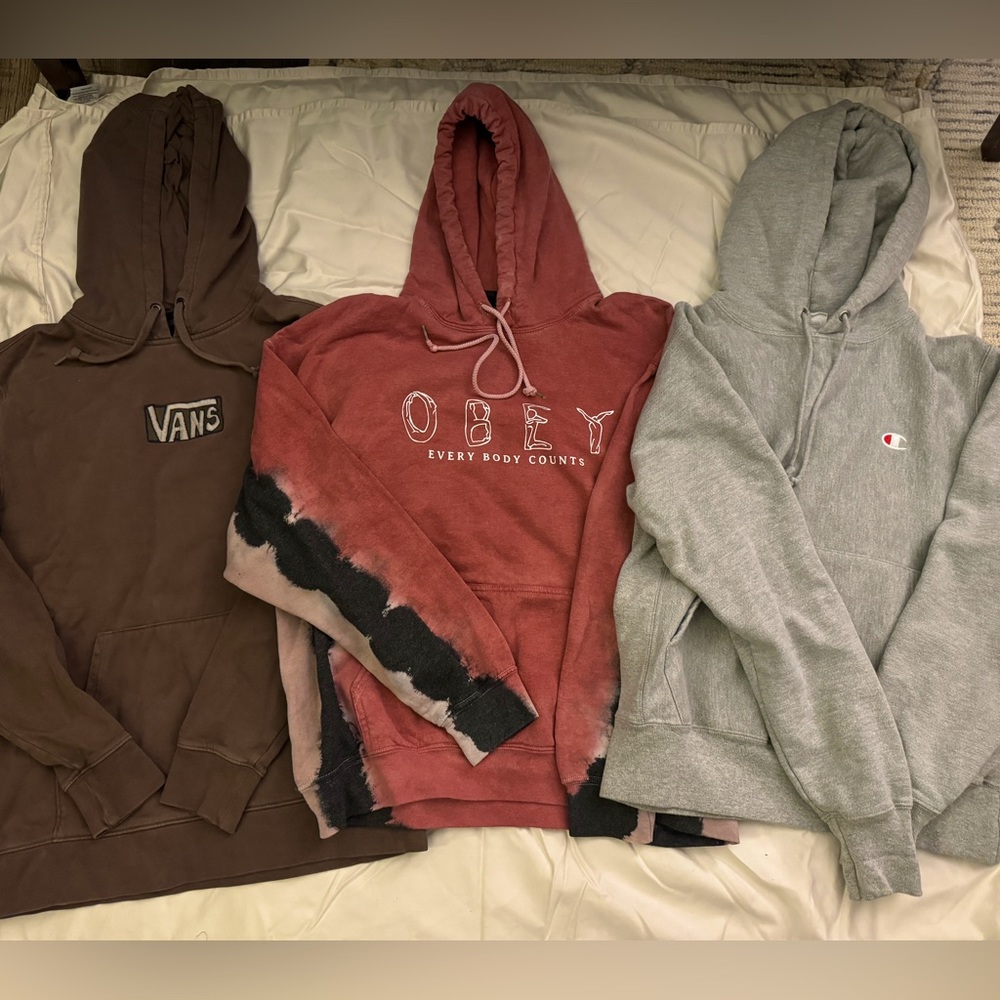 Women’s Hoodie Bundle Obey/Champion/Vans